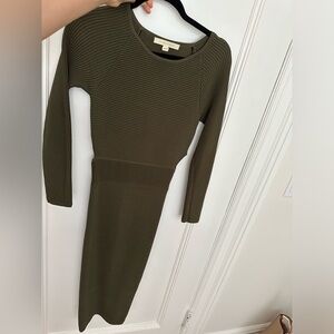 Jonathan Simkhai olive green XS midi dress